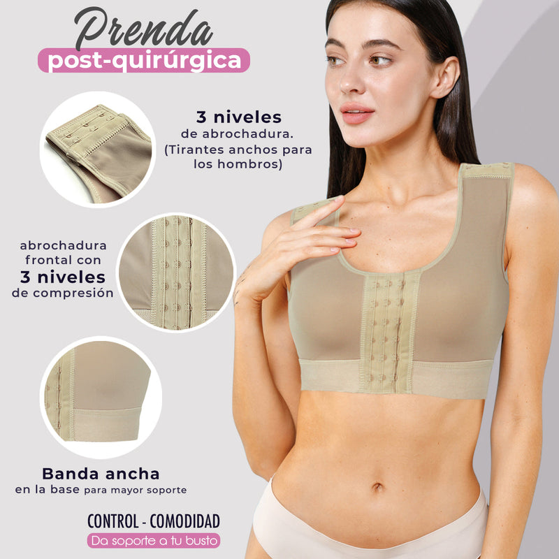 Encuentra el nivel de compresión perfecto con nuestro brasier post operatorio
