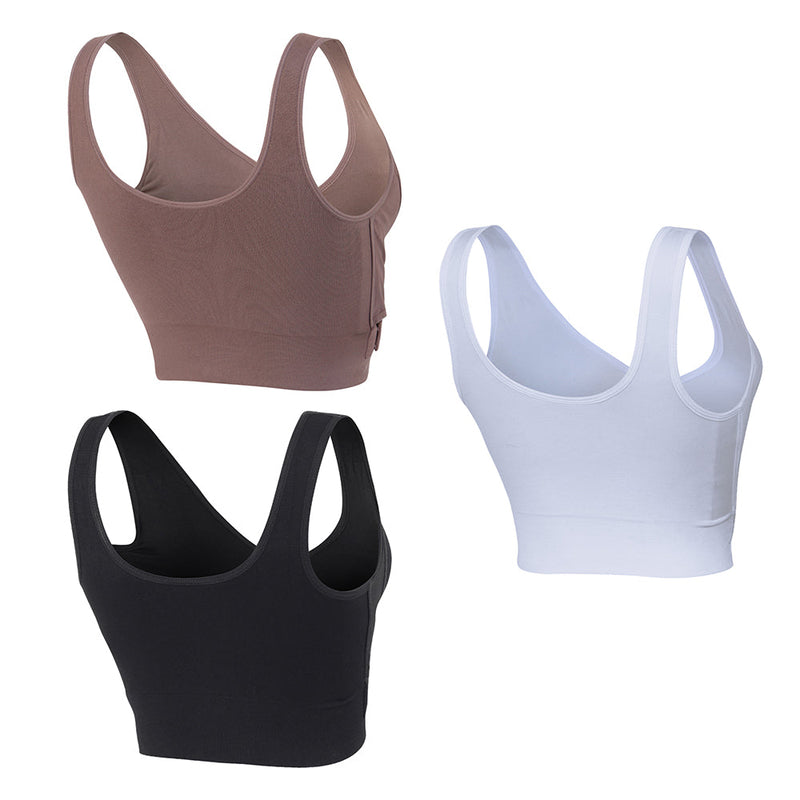 Bra con soporte cruzado Pushup VARIOS COLORES
