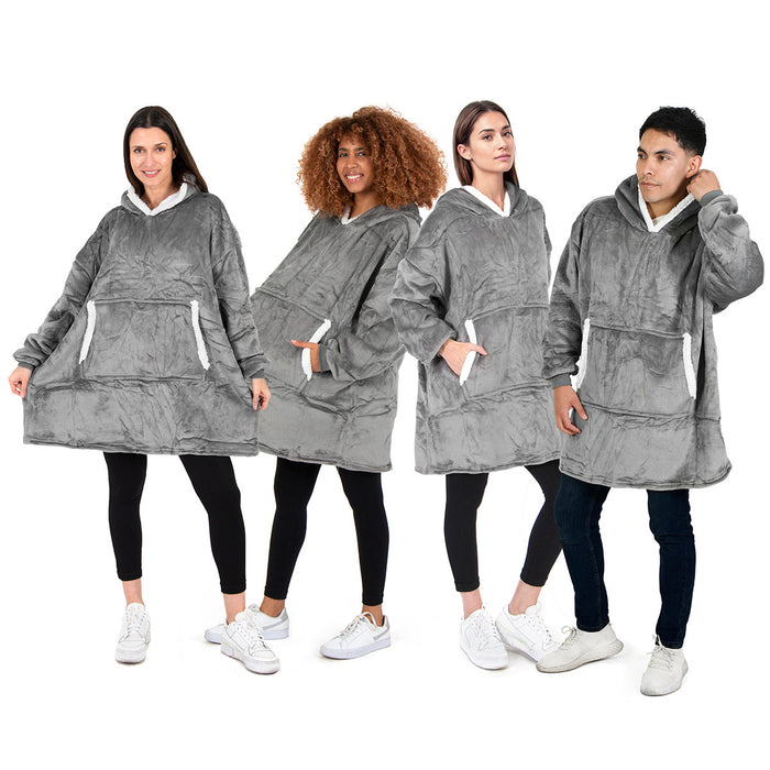Sudadera cobija gigante unisex Set 4 piezas