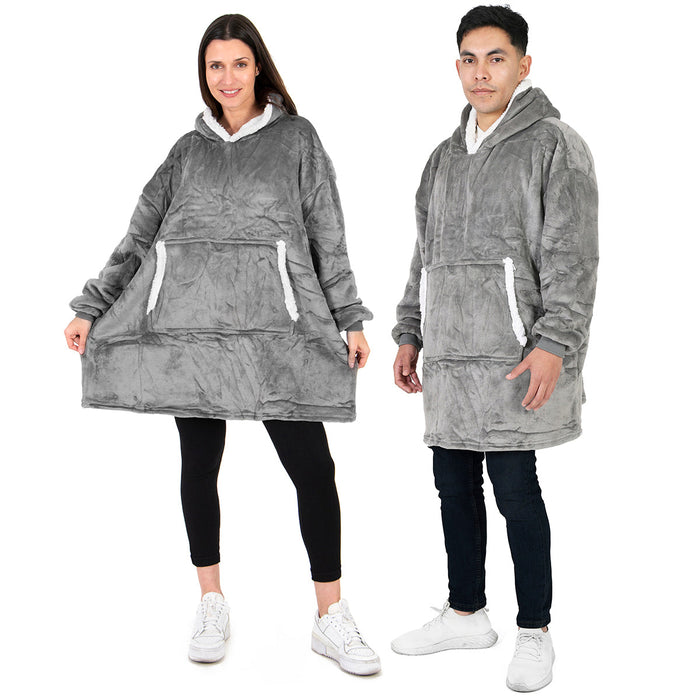 Sudadera cobija gigante unisex Set 2 piezas